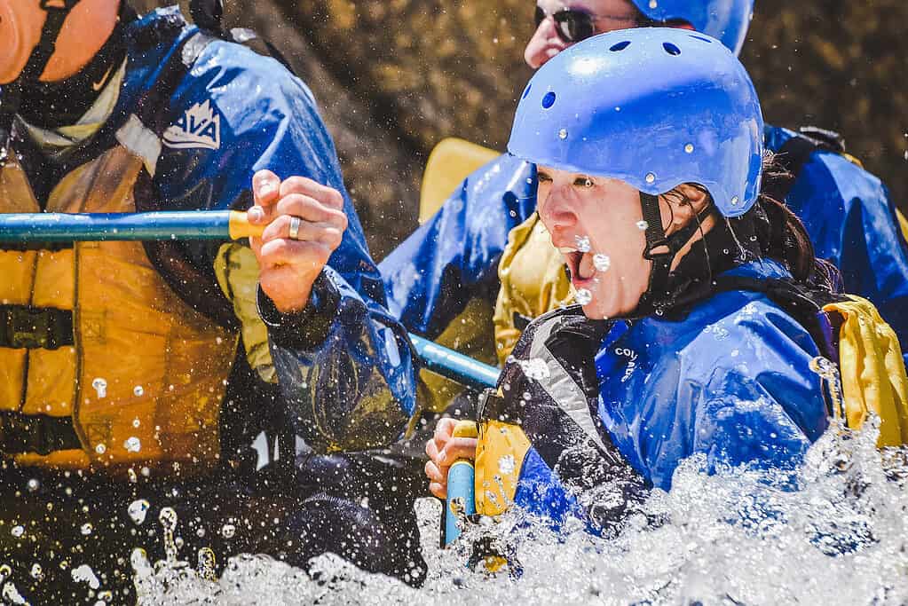 Rafting the Blue River in Colorado