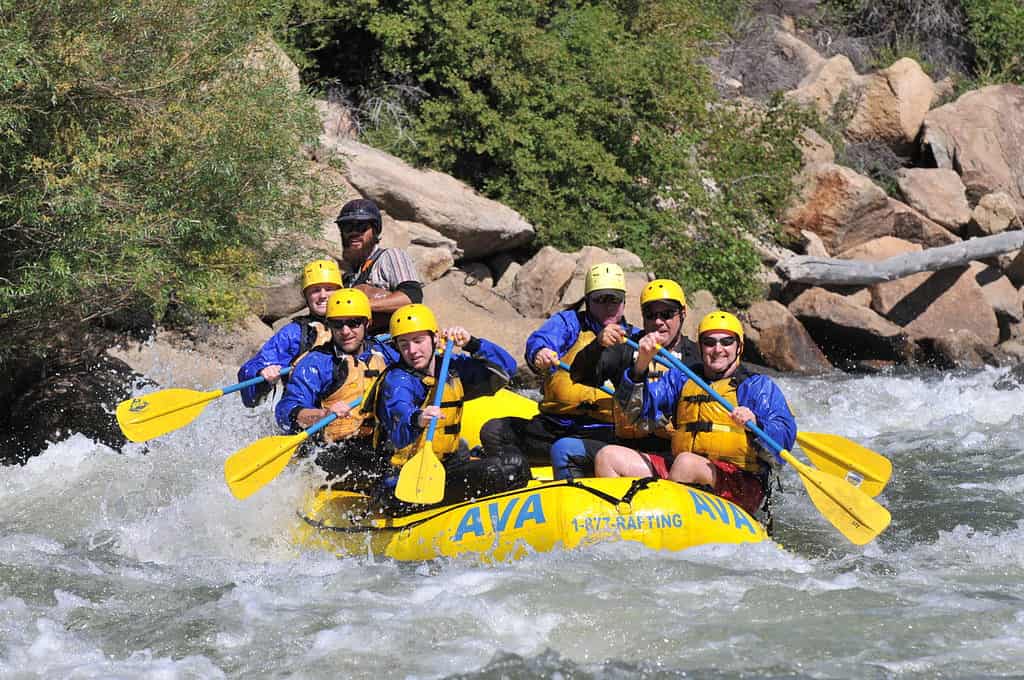 Whitewater Rafting in August