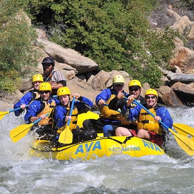 Whitewater Rafting in August