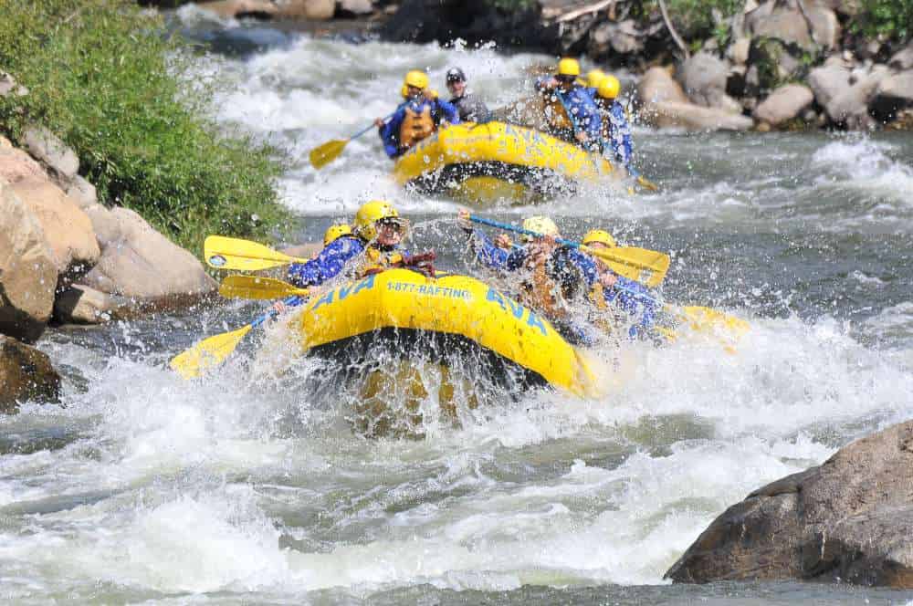 The Numbers Rafting on the Arkansas River
