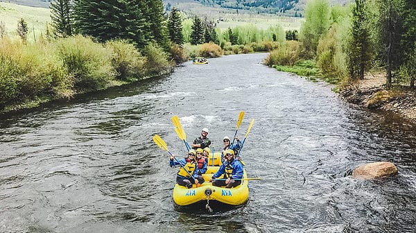 Rafting on the Blue River