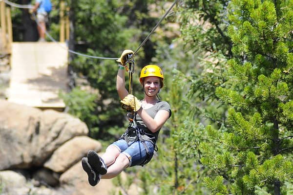 Breckenridge ziplining