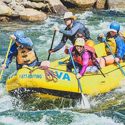 Rafting guide and trip