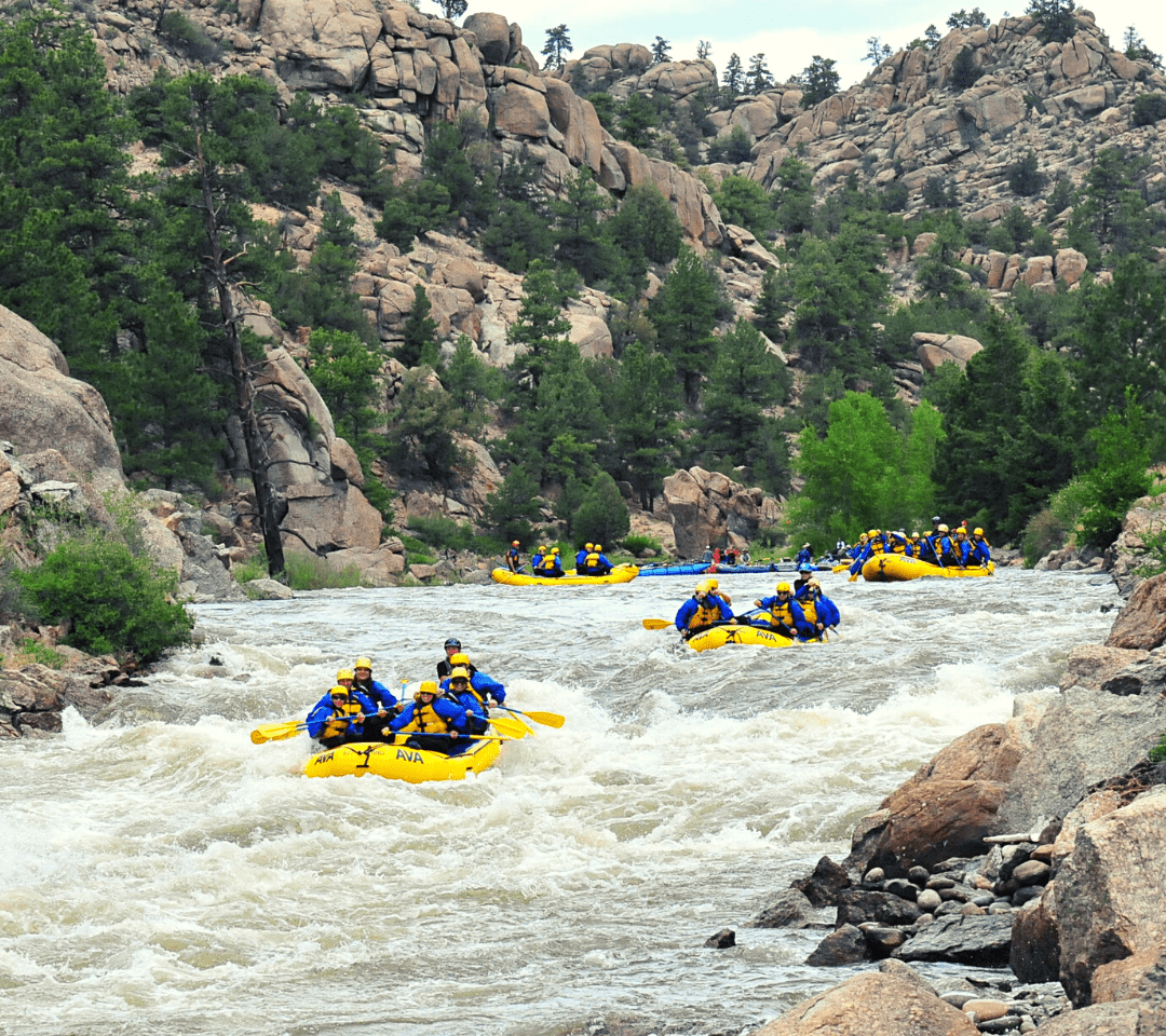 Brown's Canyon white water rafting