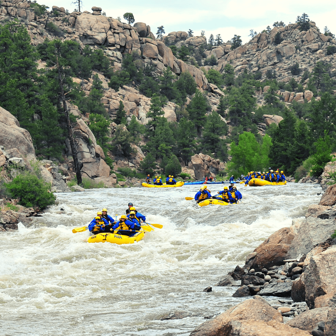 Brown's Canyon white water rafting
