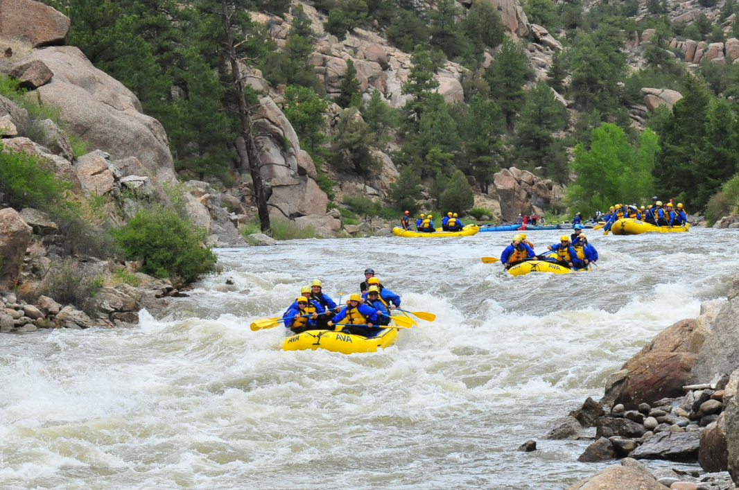 brown's canyon rafting trip