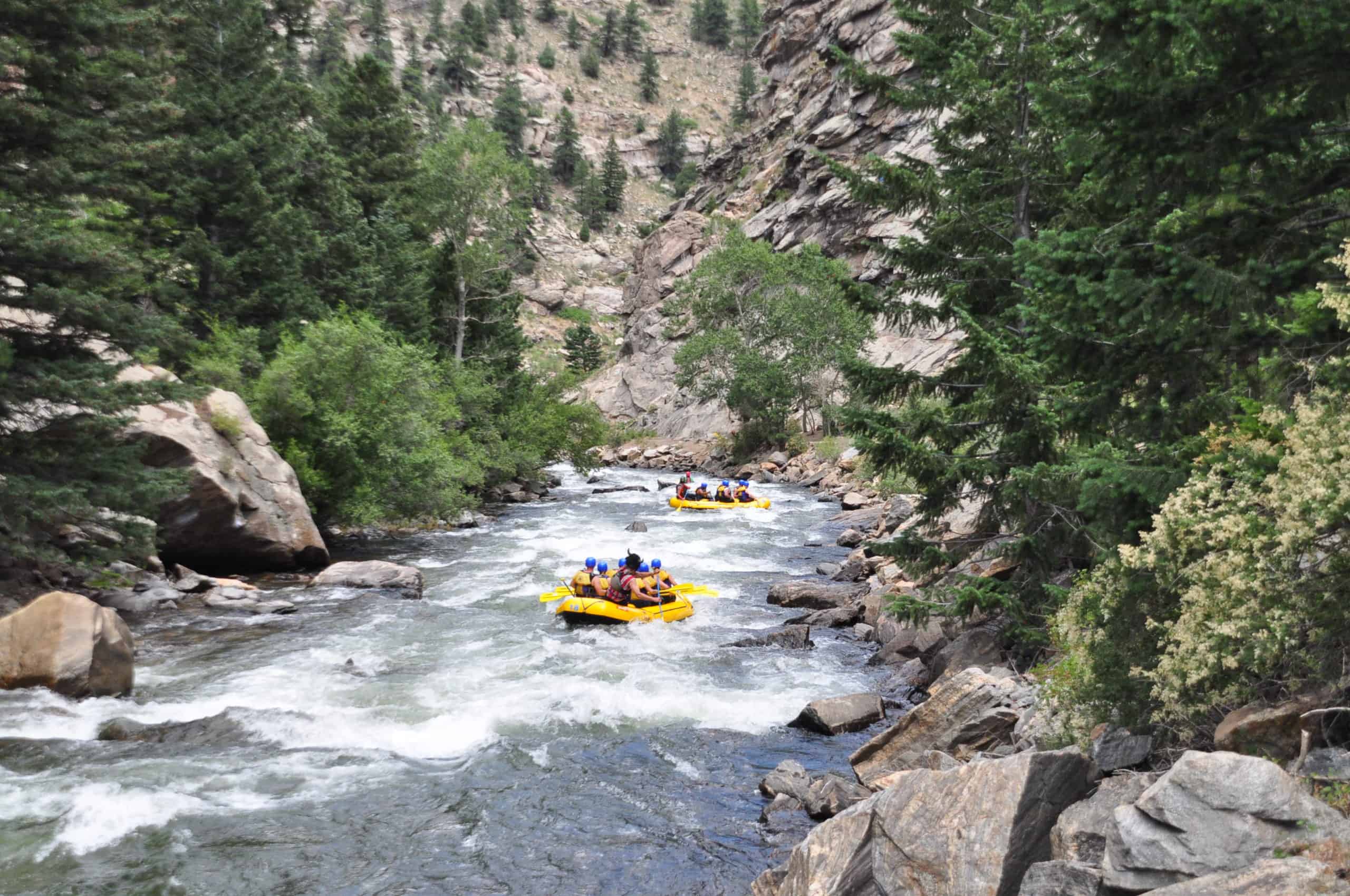 lower canyon rafting trips clear creek breckenridge