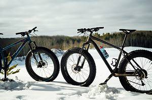 Two fat-tire bikes